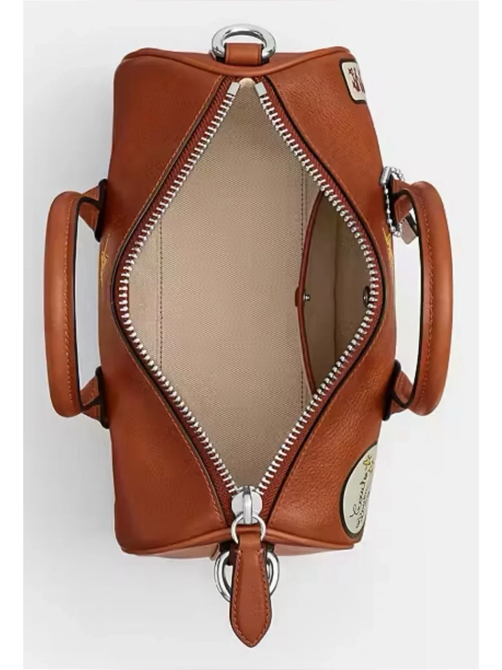 Coach | Brain Dead Compass Bag 25 With Patches, AMBER BROWN
